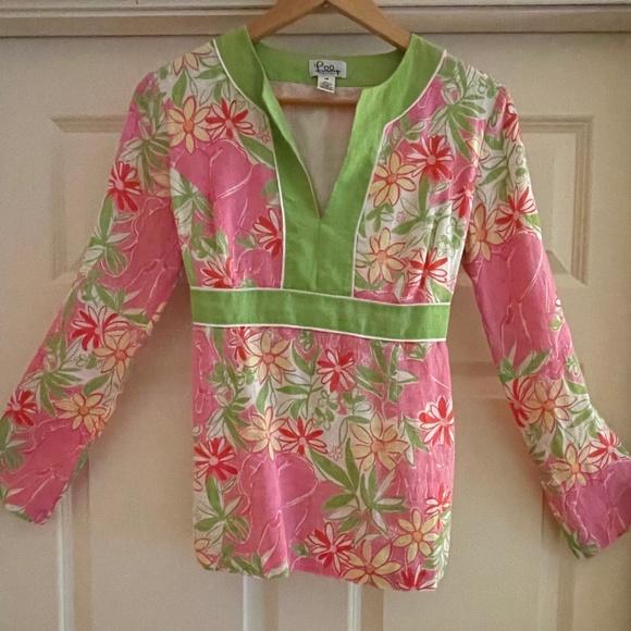 Lilly Pulitzer Linen Tunic Top - Picture 5 of 11
